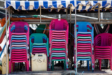 Load image into Gallery viewer, TAIWAN - kenting - plastic chairs
