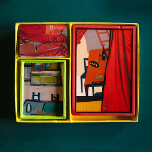 BOX WITH PAINTING FRANK + PICTURE MIRJAM + BOOK 'BY THE SEA'  - LOS ENAMORADOS