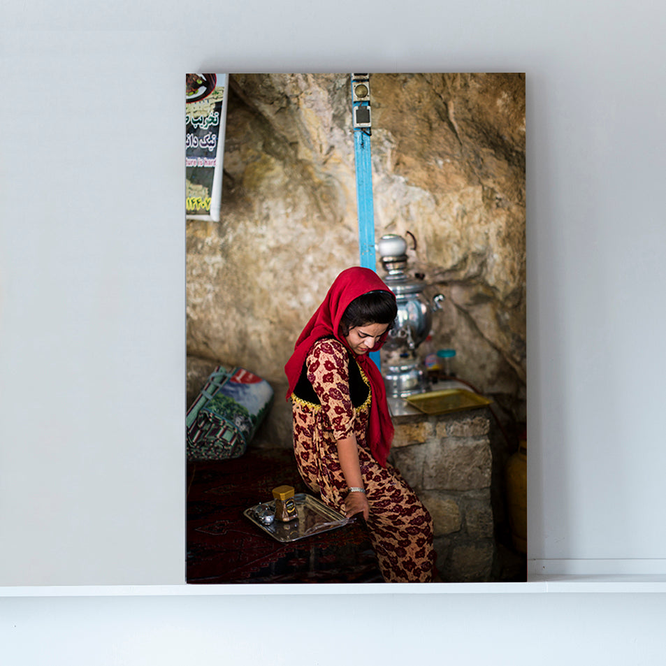 IRAN - young woman in Palangan